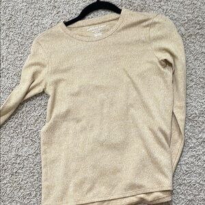 American Eagle Outfitters Mustard Long Sleeve Top